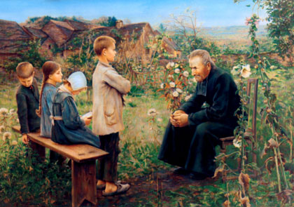 "Catechism Lesson" by Jules Alexis Meunier